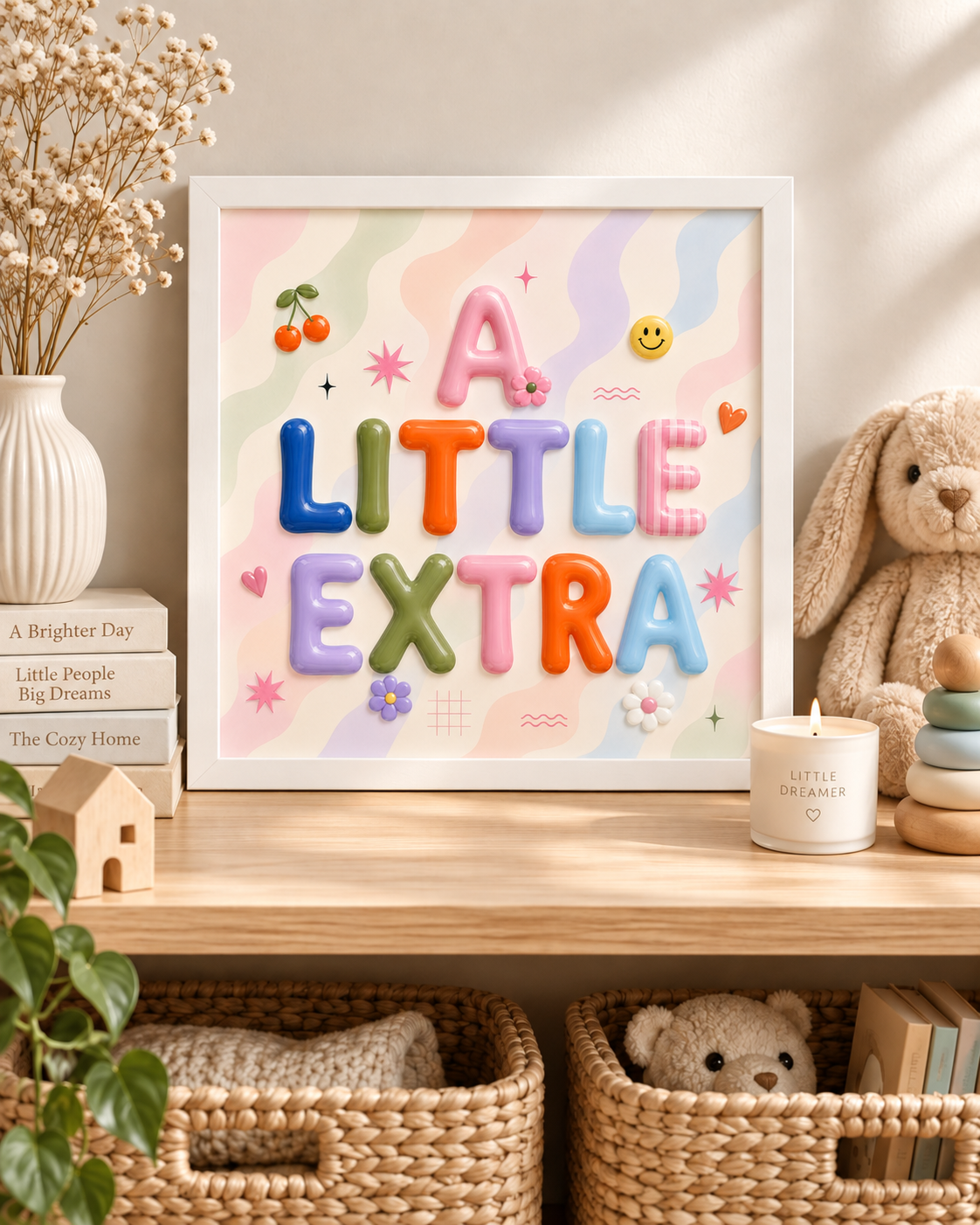 Little Extra Bubble Print