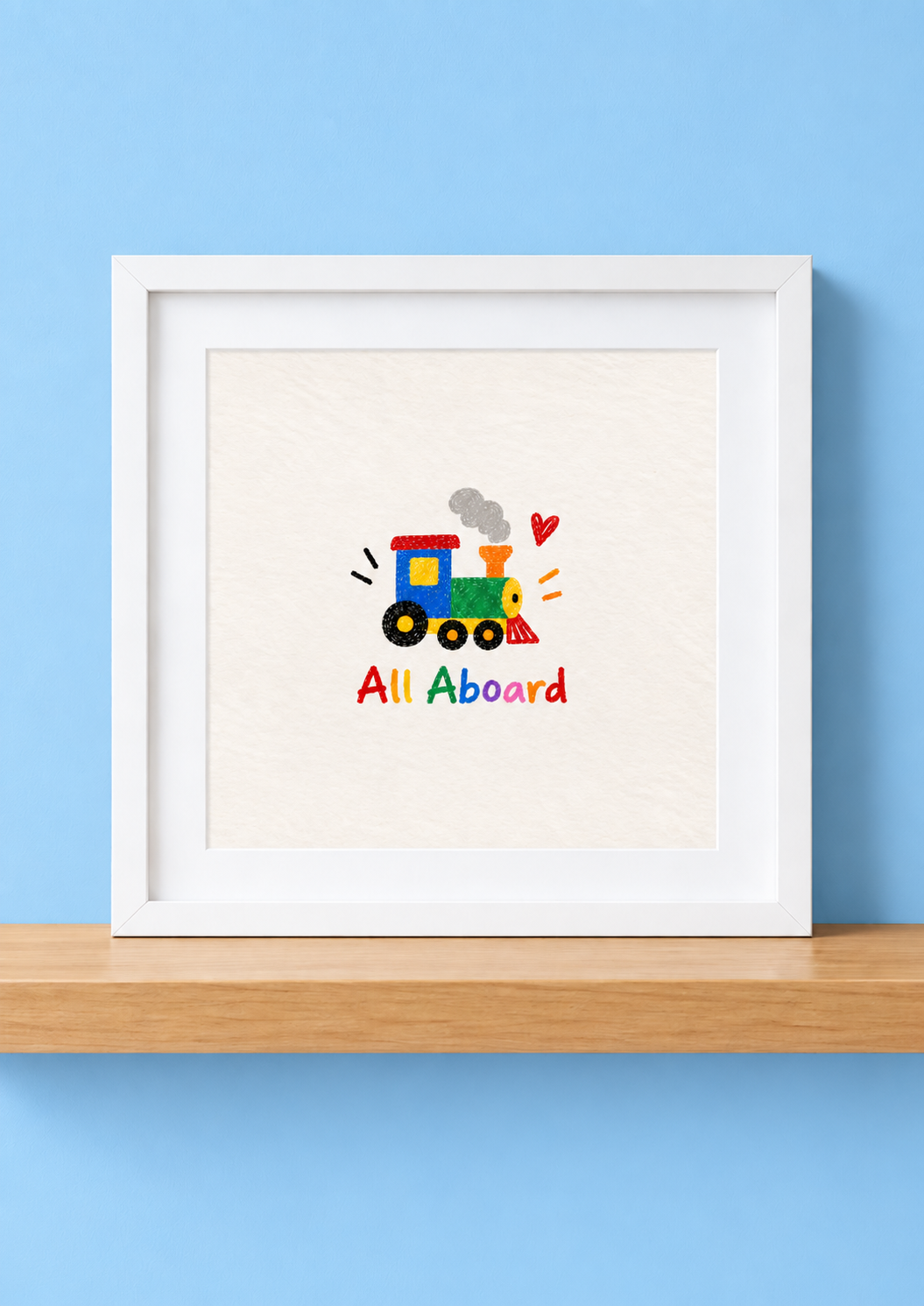All Aboard Print