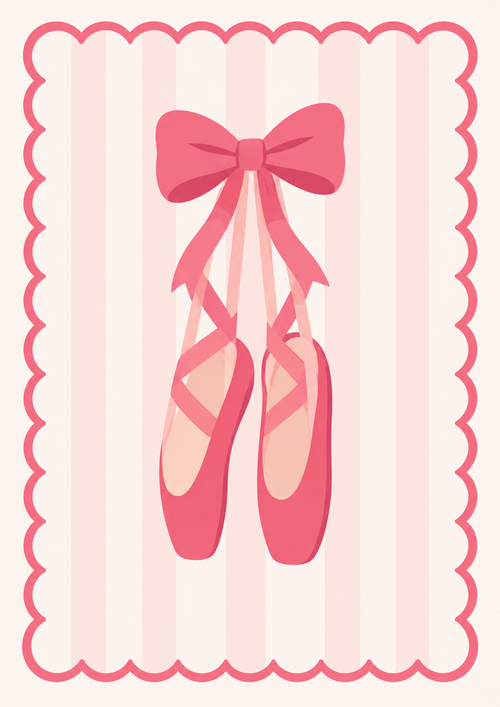 Ballet Shoes Print