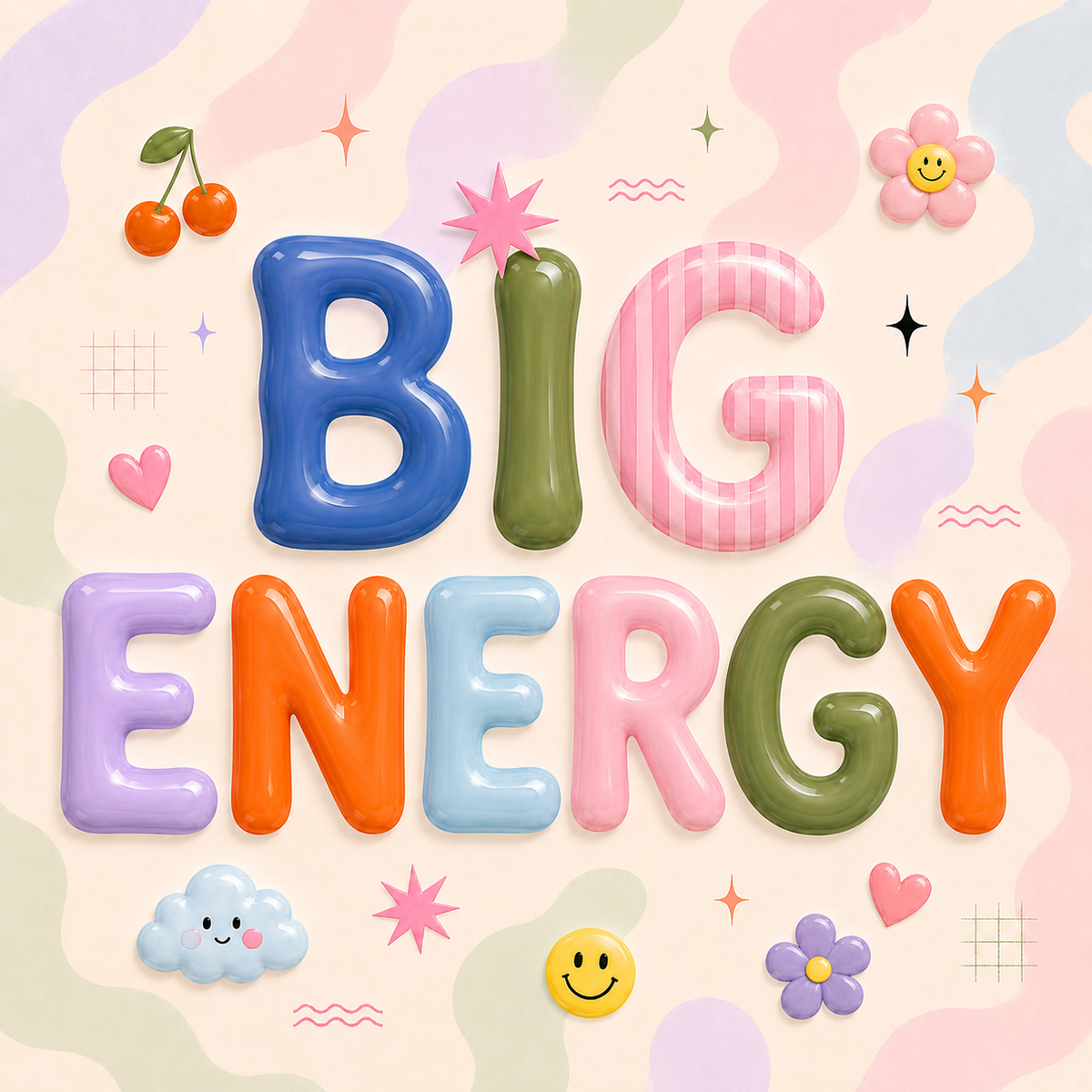 Big Energy Bubble Print