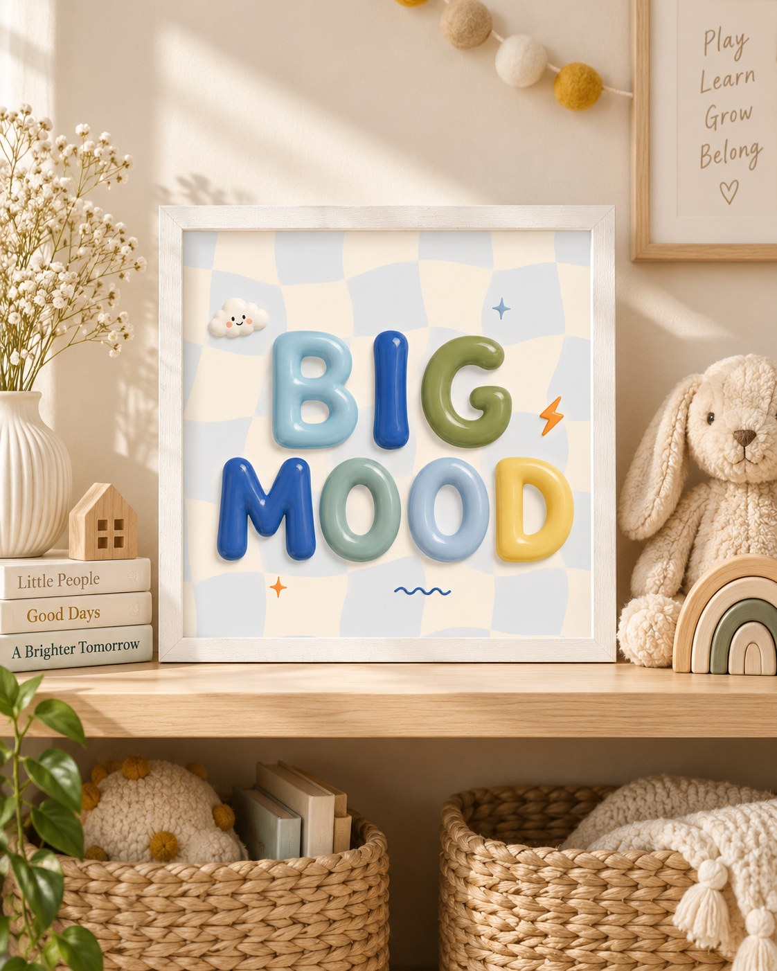 Big Mood 2.0 Bubble Print