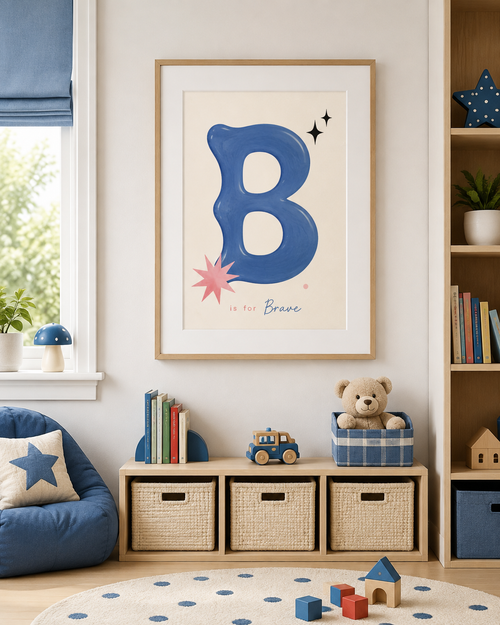 B is for Brave Print