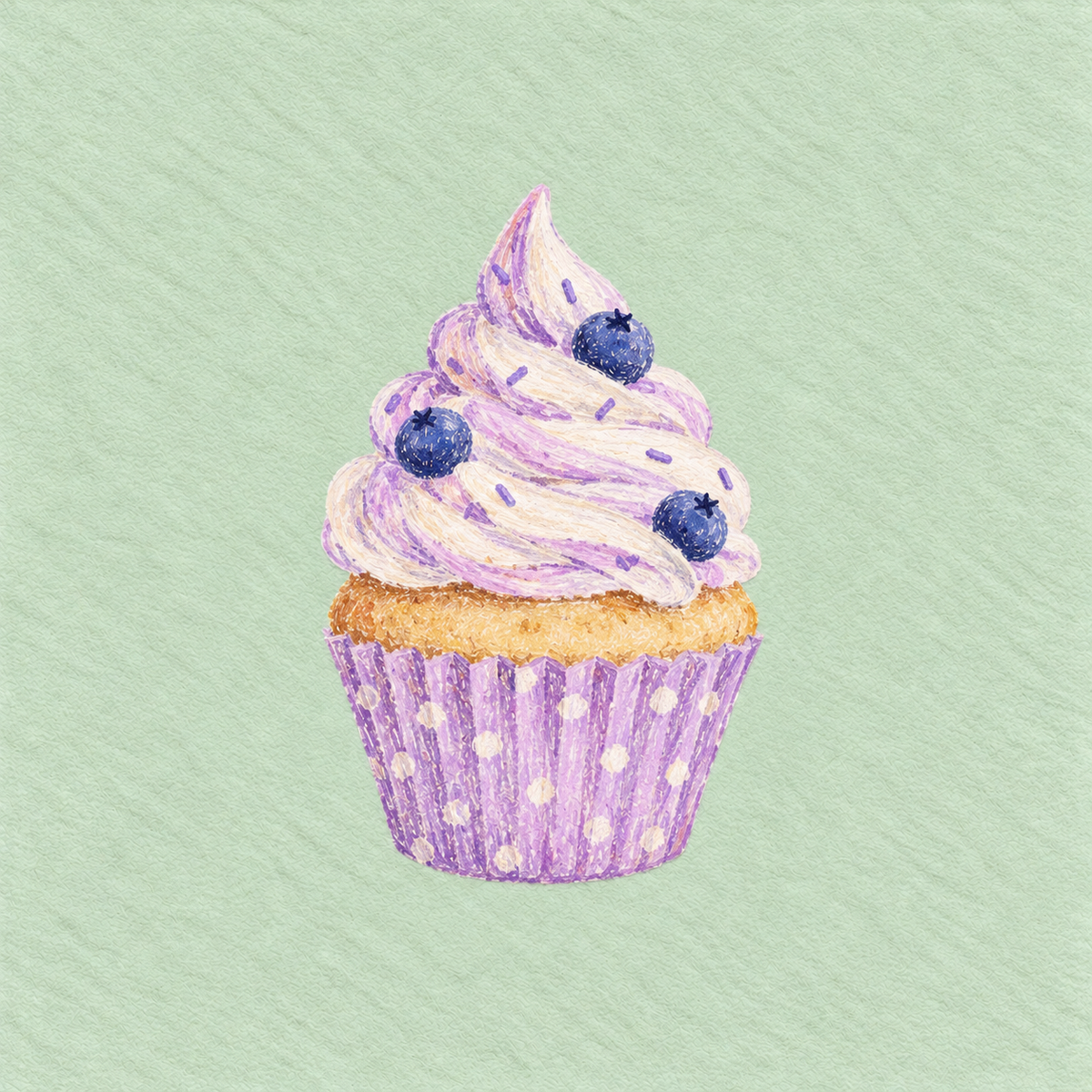 Blueberry Cream Print