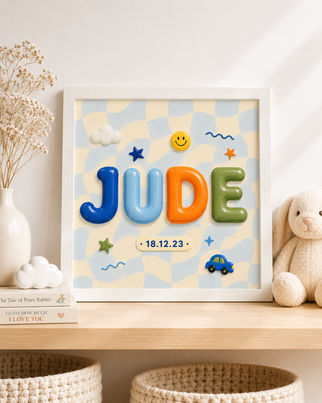 PERSONALISE ME - Bubble His Name Print