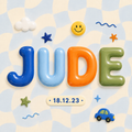 PERSONALISE ME - Bubble His Name Print