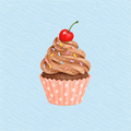 Choccy Cherry Print