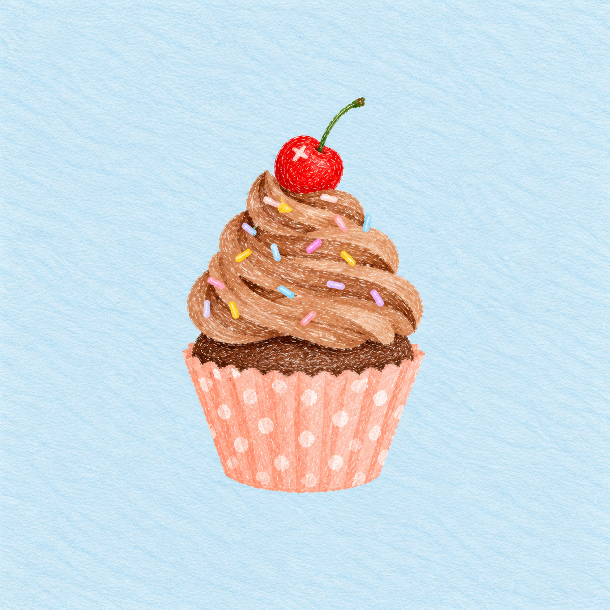 Choccy Cherry Print