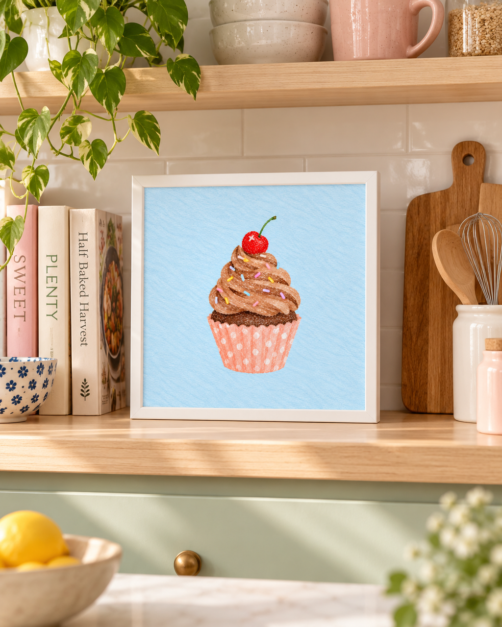 Choccy Cherry Print