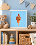 Choccy Cone Print