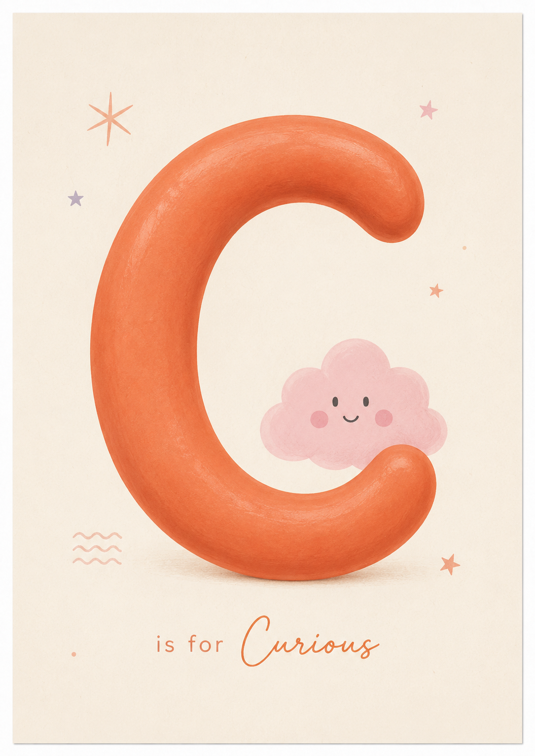 C is for Curious Print