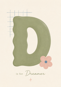 D is for Dreamer Print