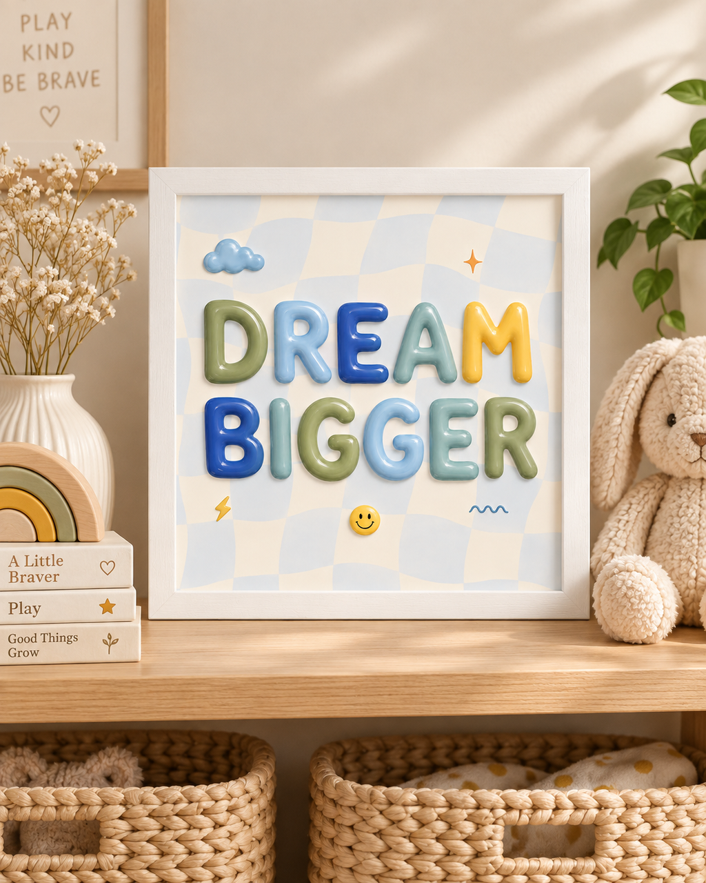 Dream Bigger 2.0 Bubble Print