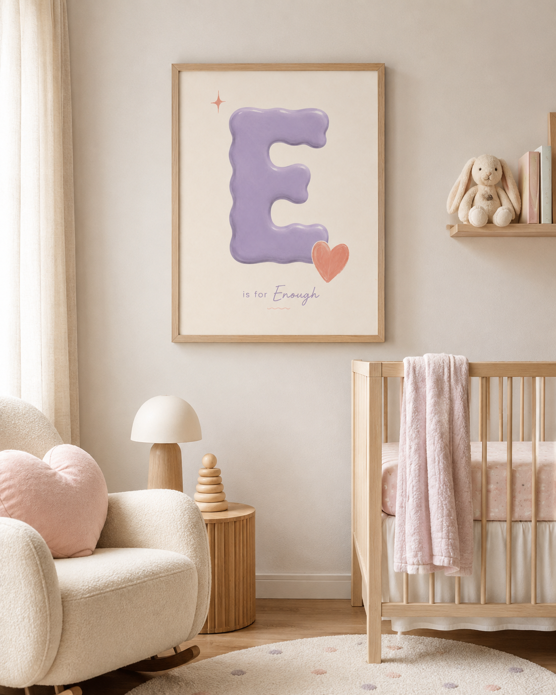 E is for Enough Print