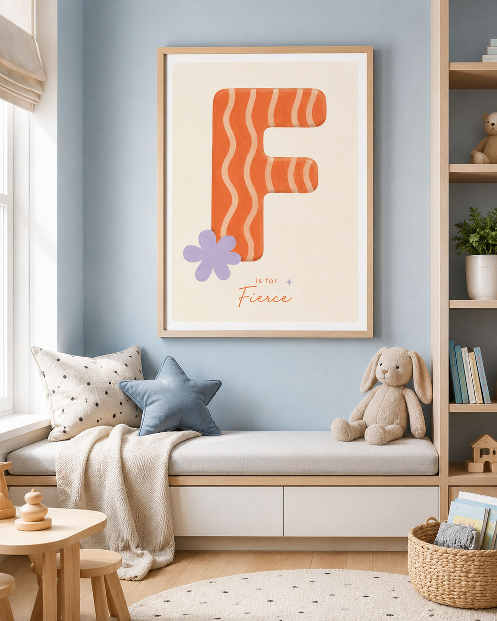 F is for Fierce Print