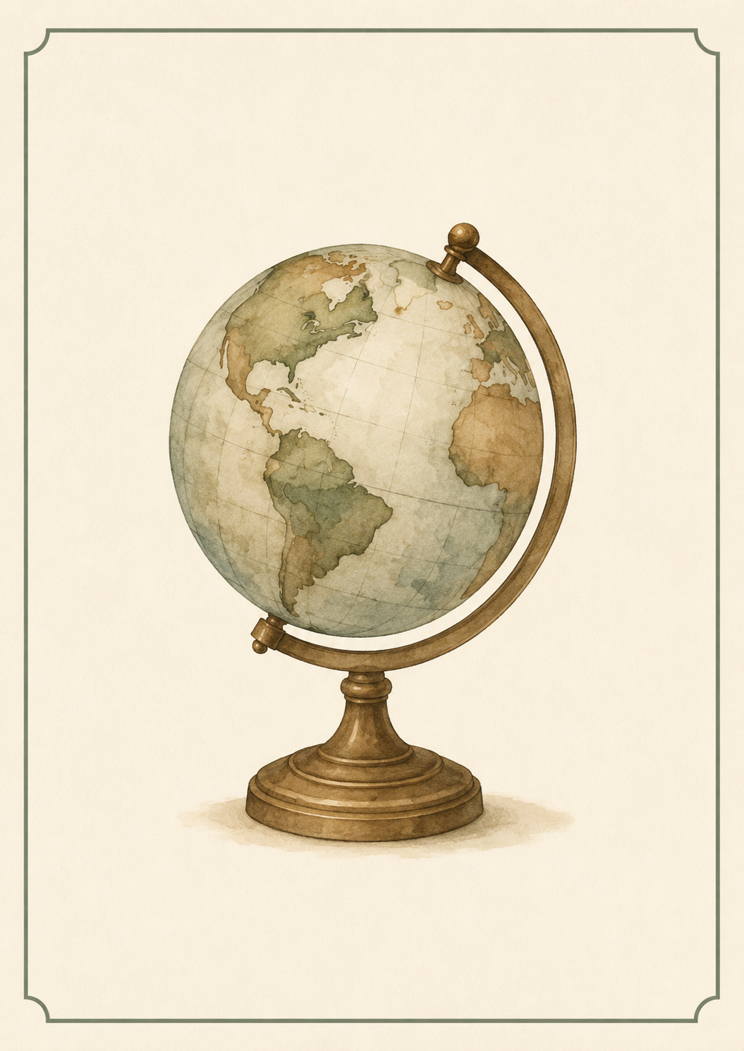 Globe Print
