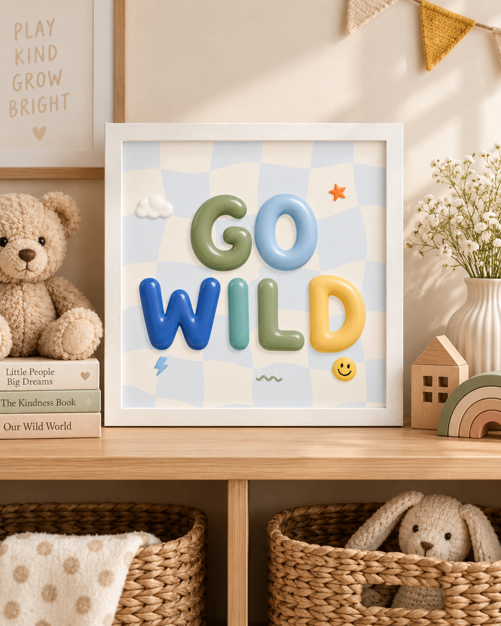 Go Wild 2.0 Bubble Print
