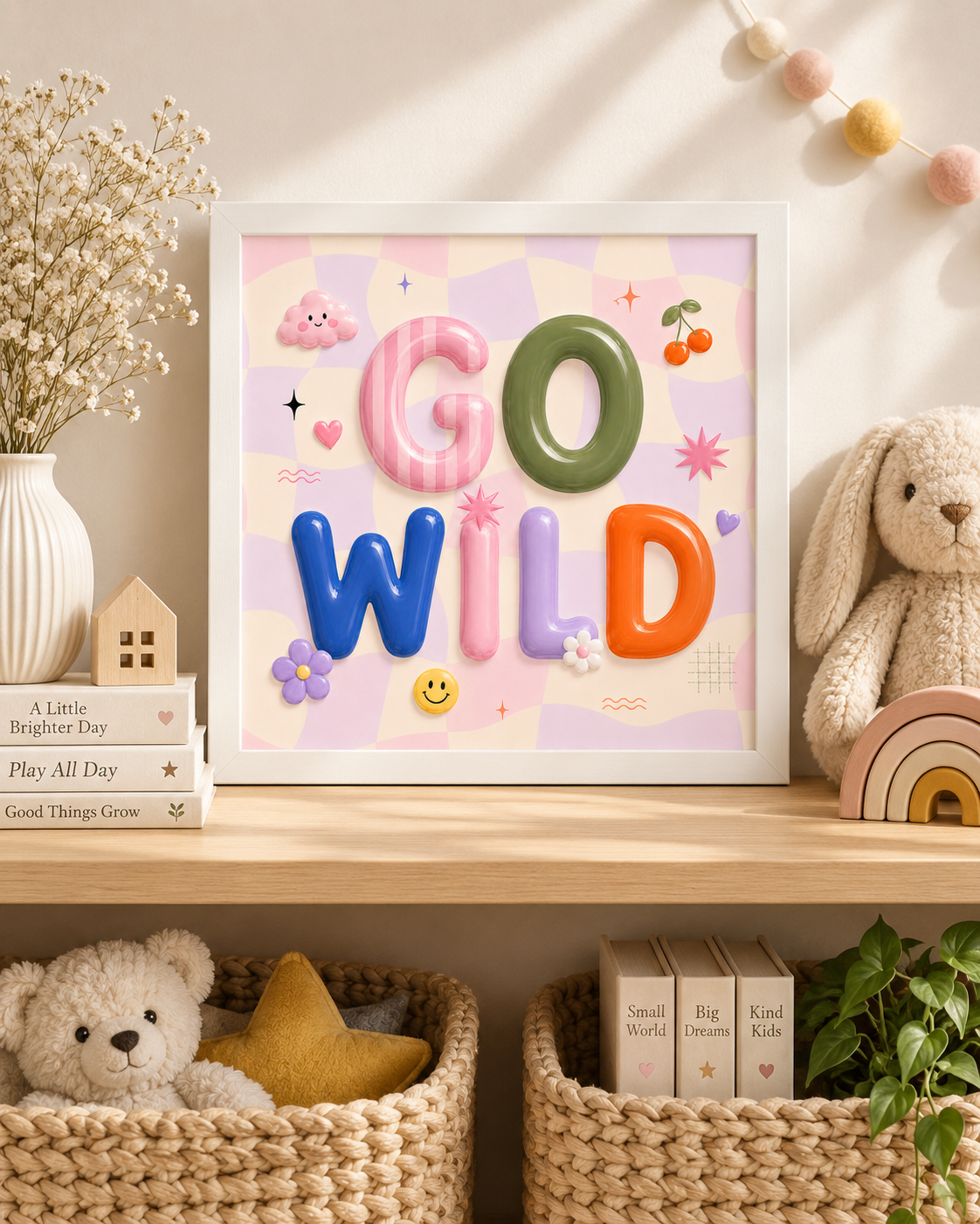 Go Wild Bubble Print