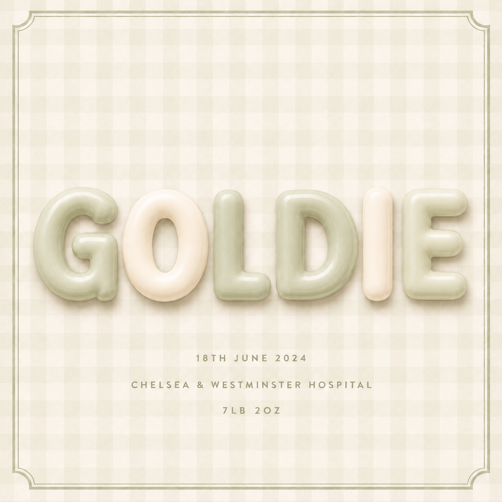 PERSONALISE ME - Pastel Pattern Name Print