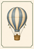 Hot Air Balloon Print