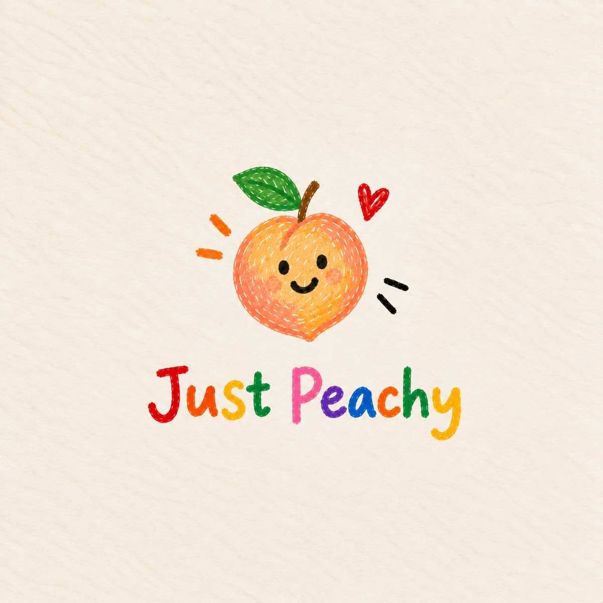 Just Peachy Print