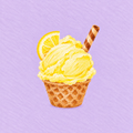 Lemon Lick Print