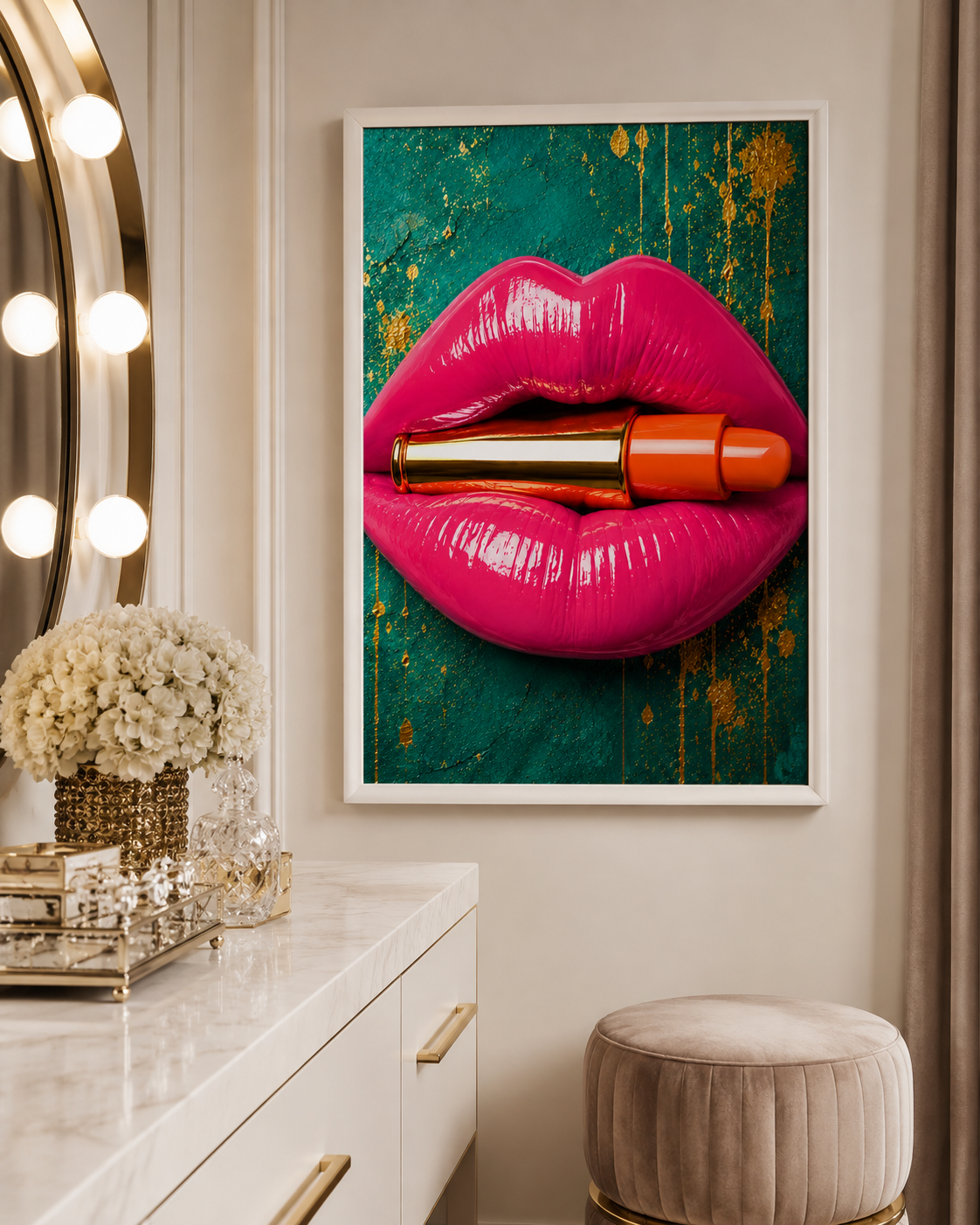 Lip Lock Print