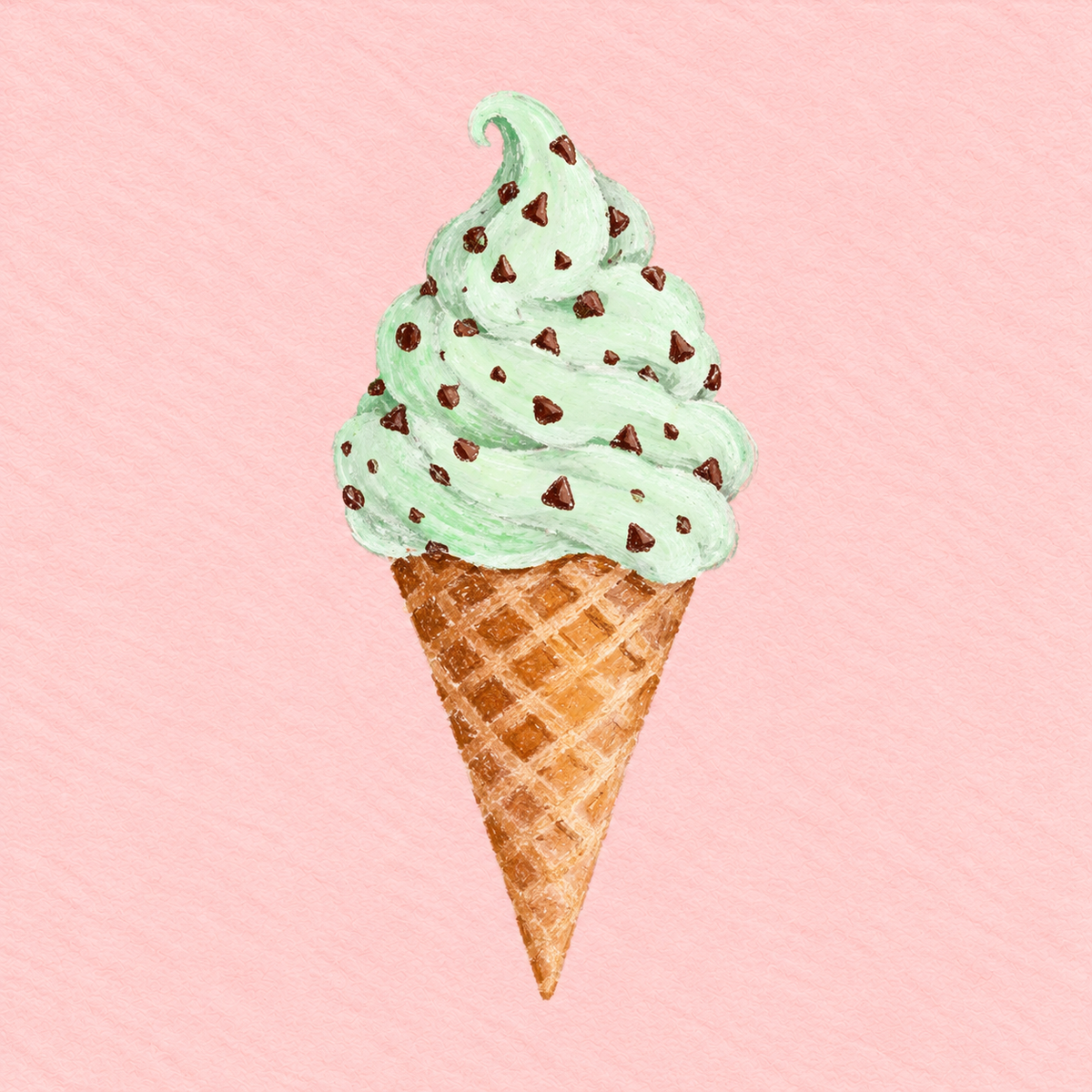 Minty Melt Print