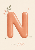 N is for Noble Print