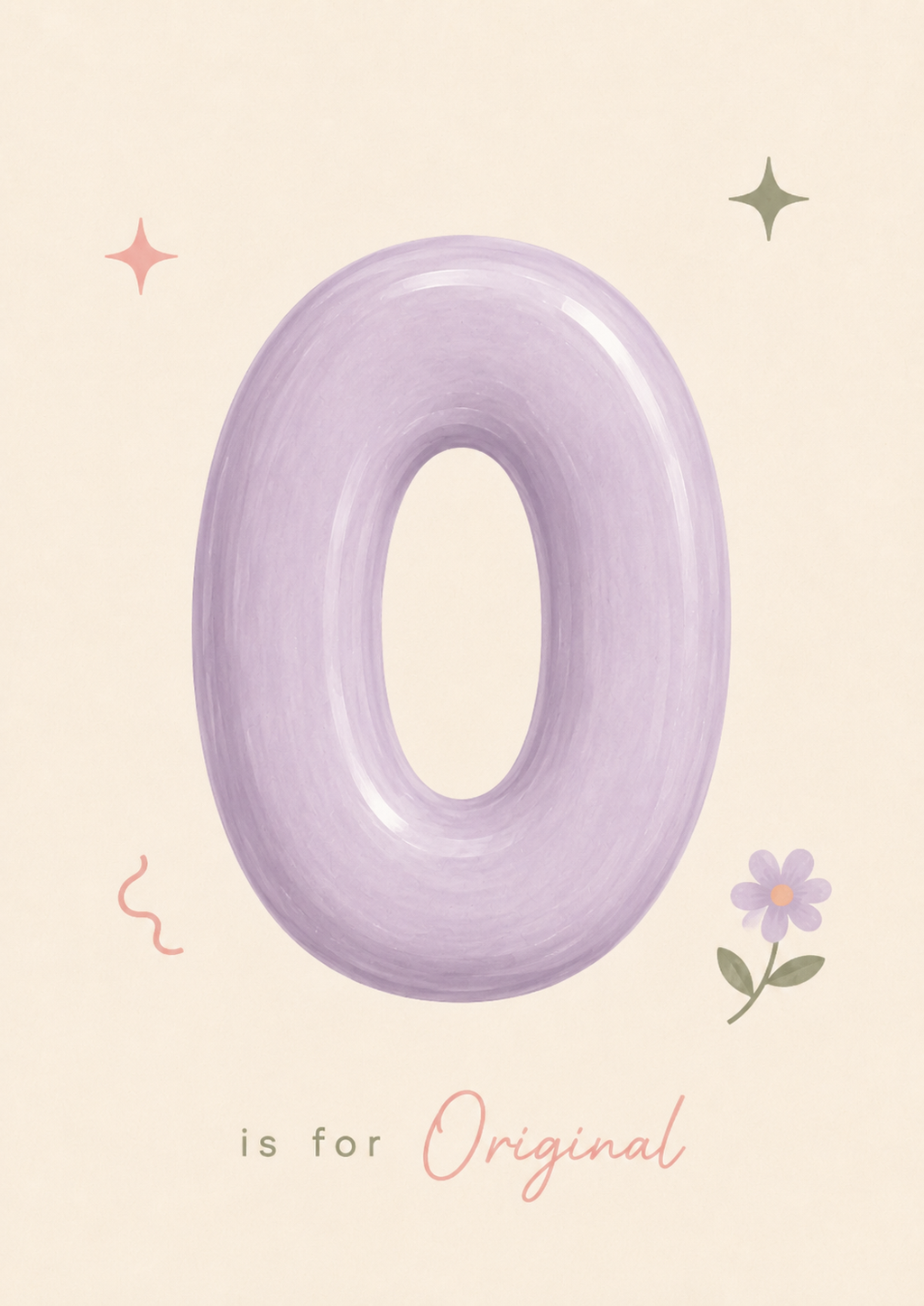 O is for Original Print