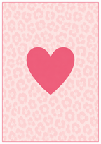 Pink Heart Print