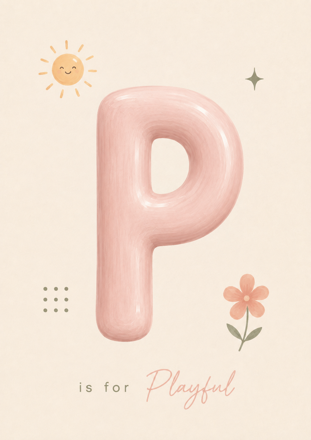 P is for Playful Print
