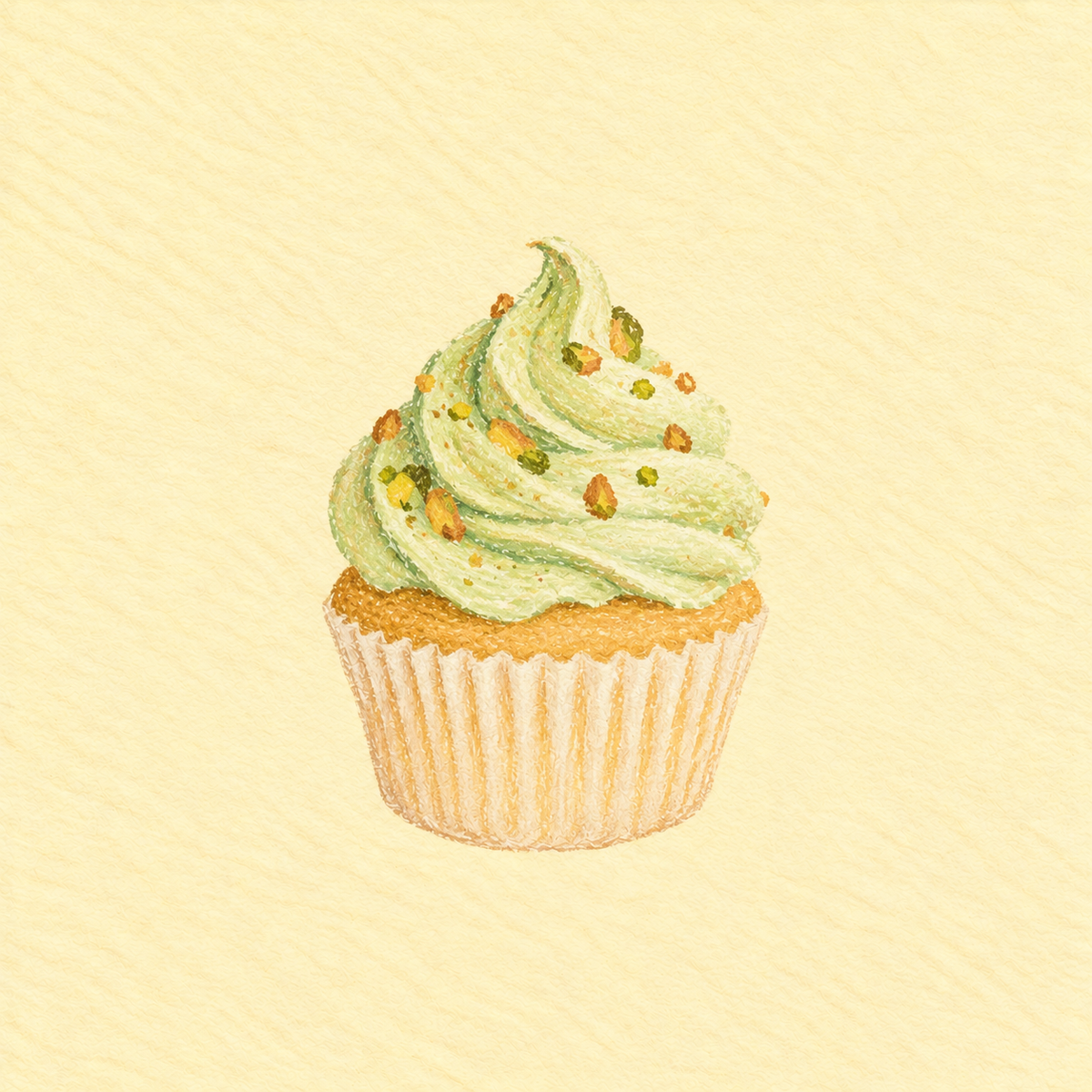 Pistachio Cream Print