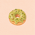 Pistachio Ring Print