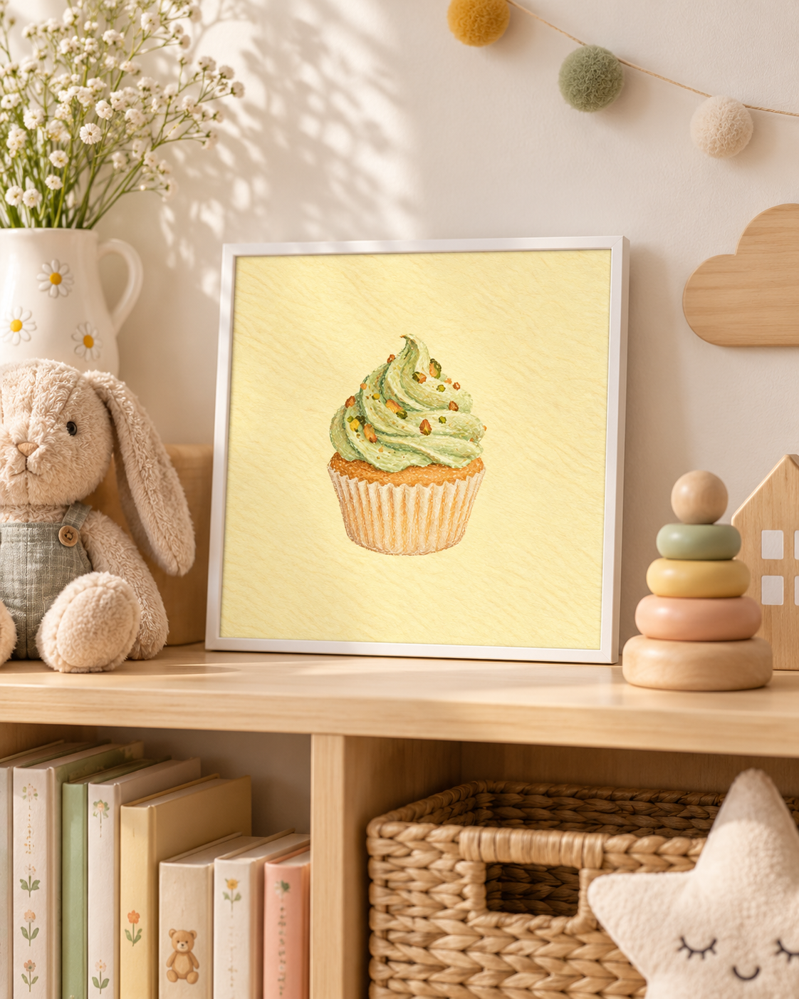 Pistachio Cream Print