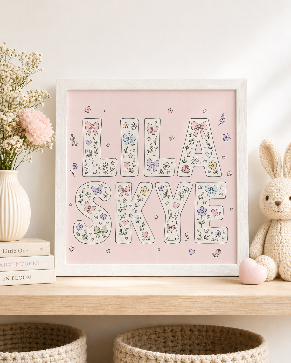 PERSONALISE ME - Pretty Girl Name 2.0 Print