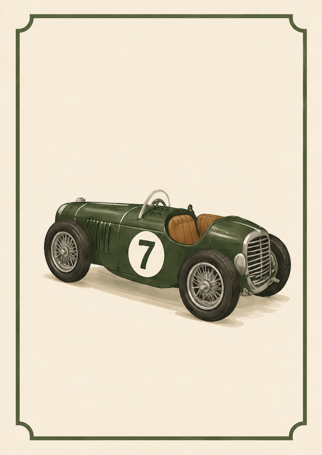 Race Car Print