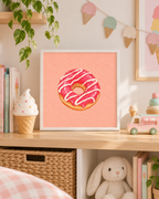 Raspberry Drizzle Print