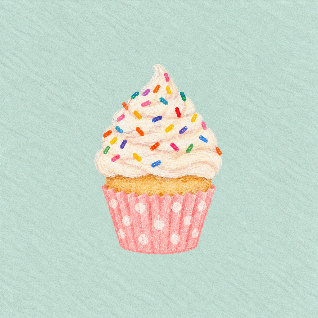 Sprinkles Cupcake Print