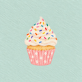 Sprinkles Cupcake Print