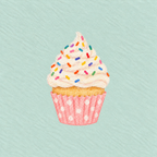 Sprinkles Cupcake Print
