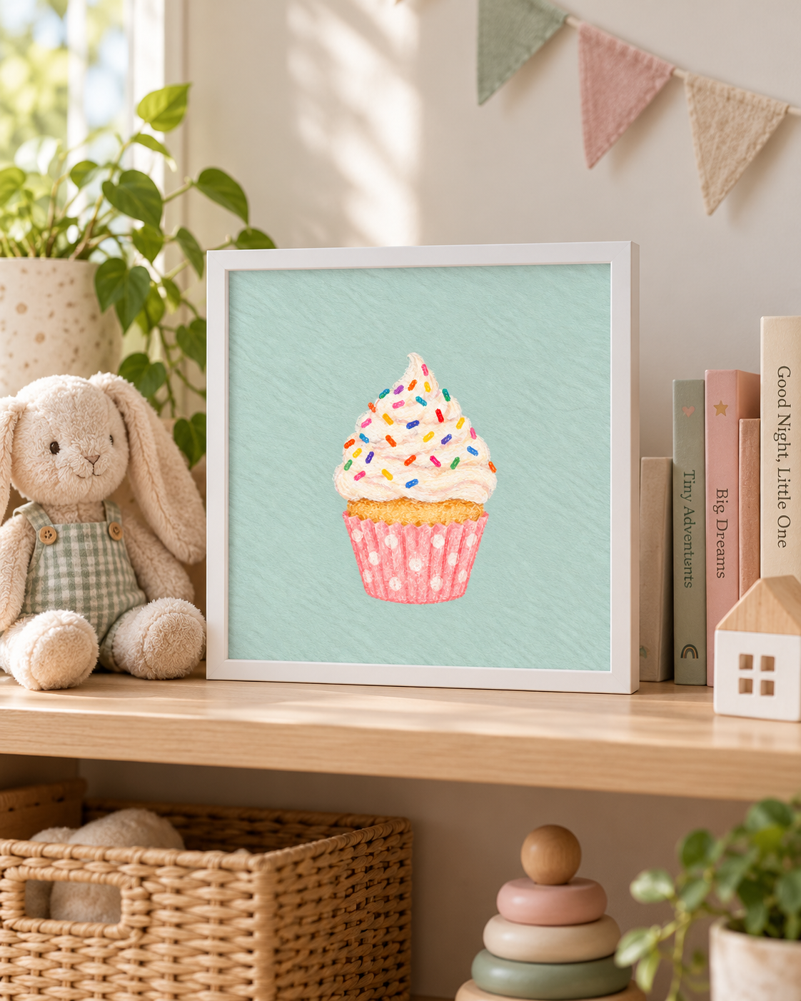 Sprinkles Cupcake Print