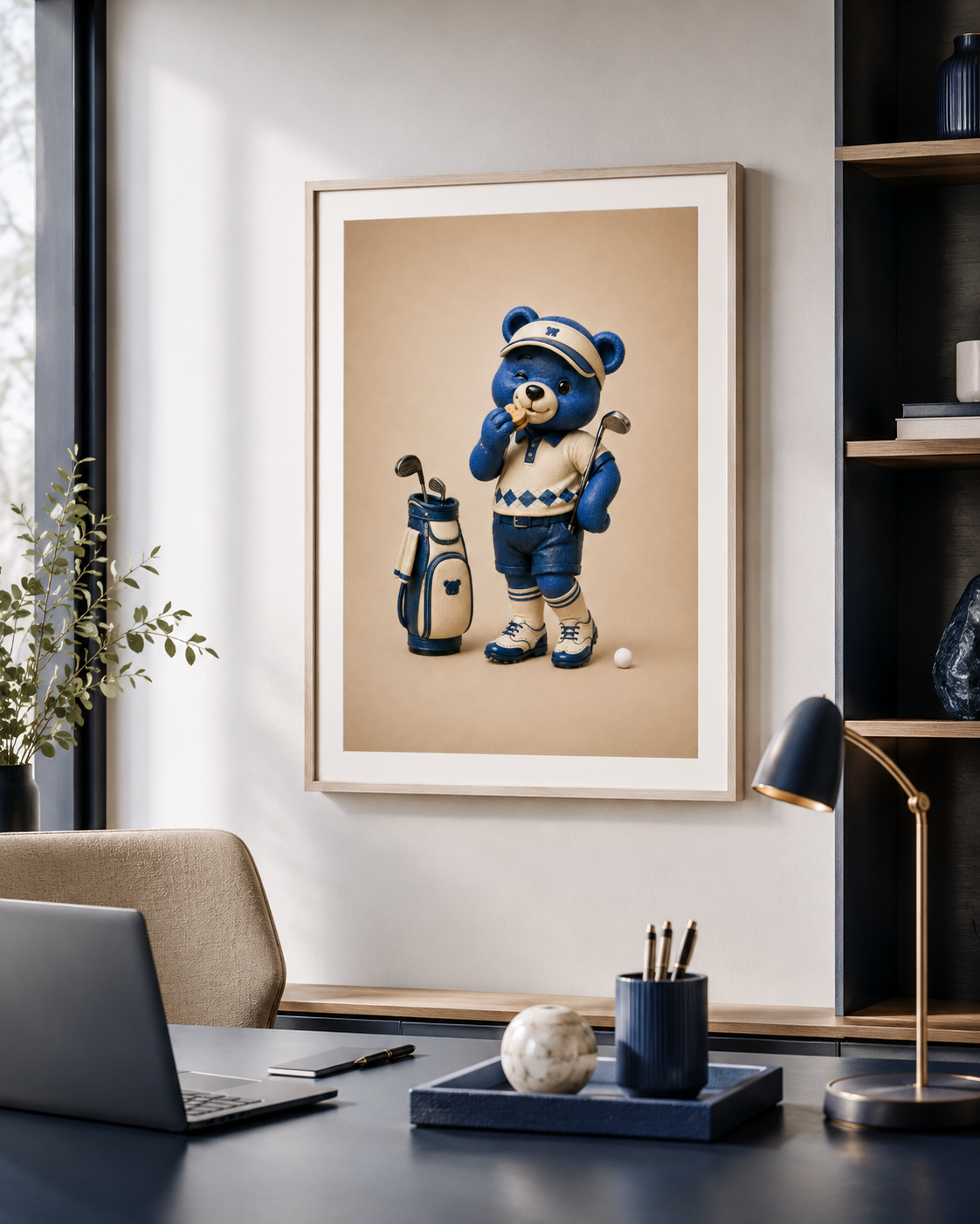 Stanley Strokes Print