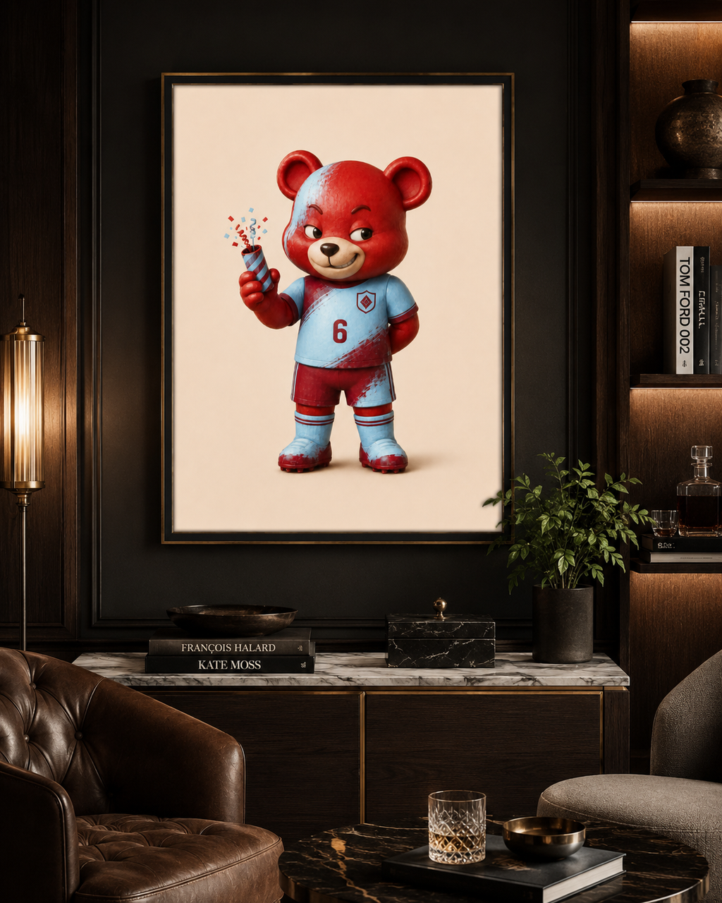 Teddy Boots Print