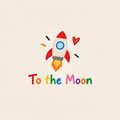 To The Moon Print