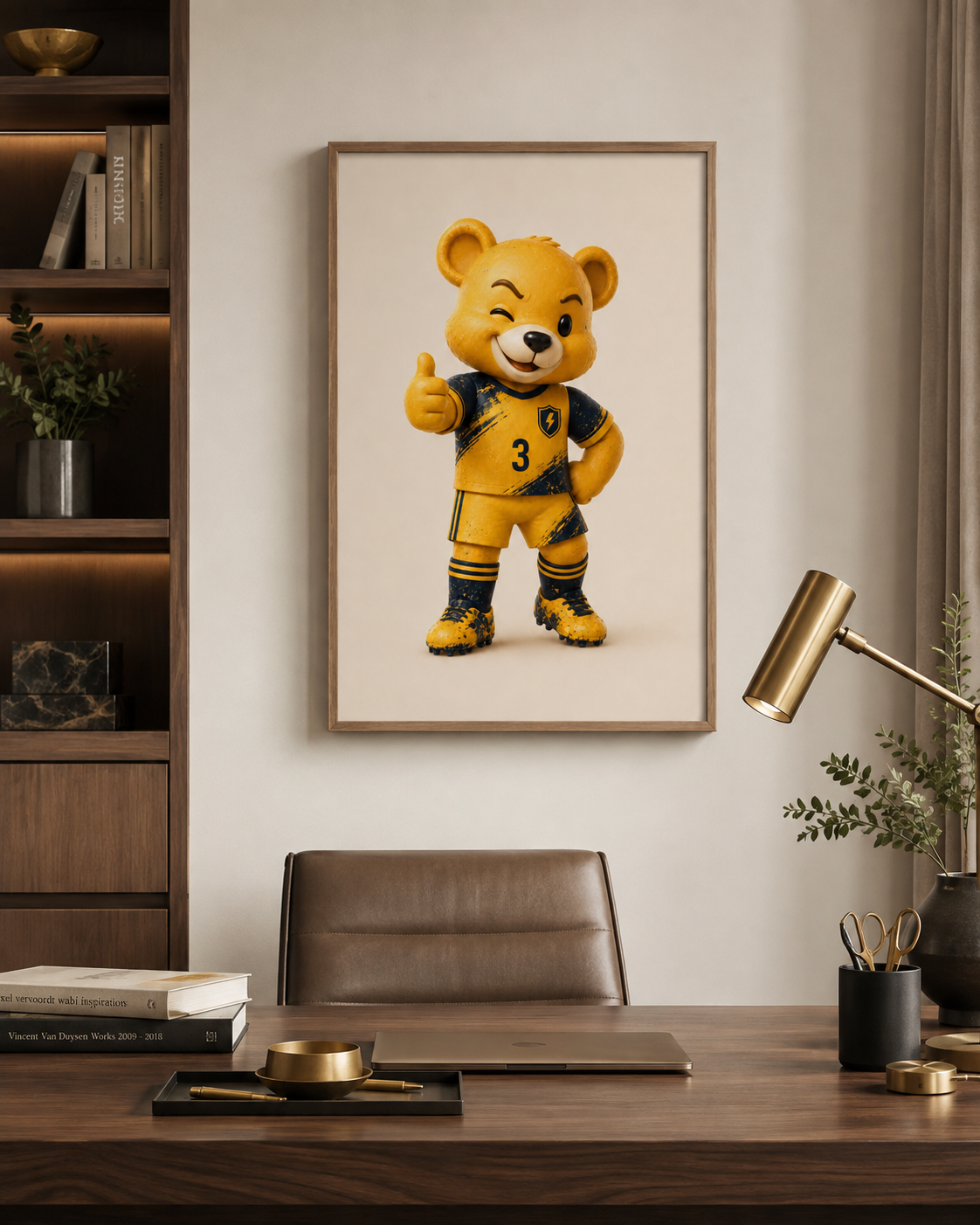 Toby Topbins Print