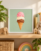 Triple Scoop Print