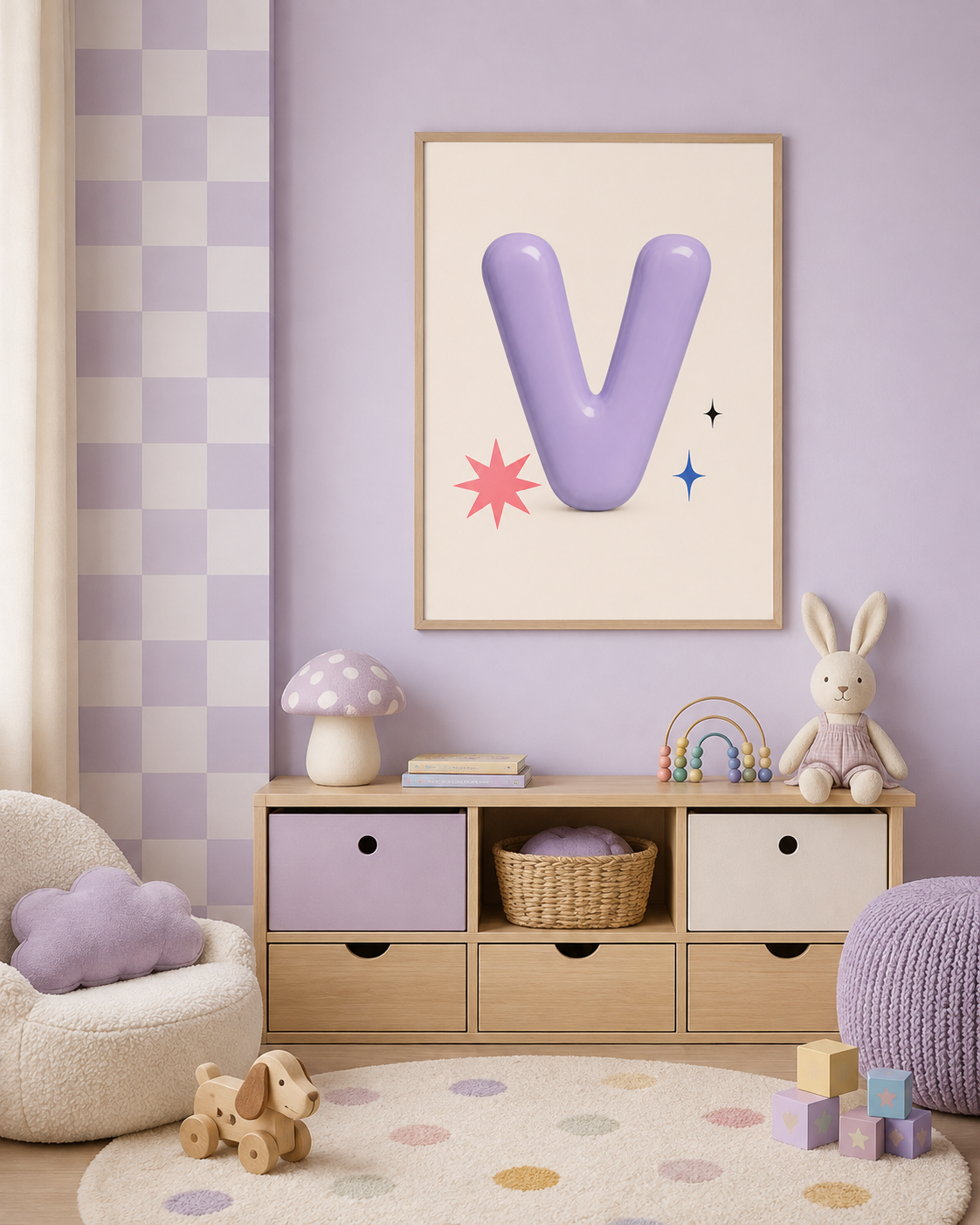 Violet Print