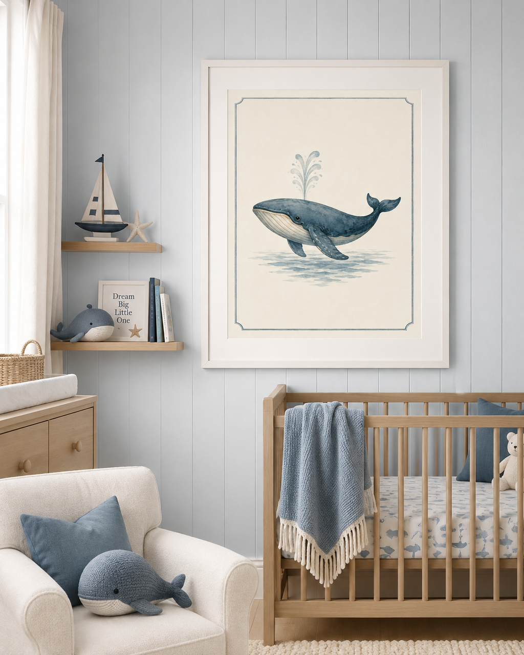 Whale Print