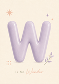 W is for Wonder Print