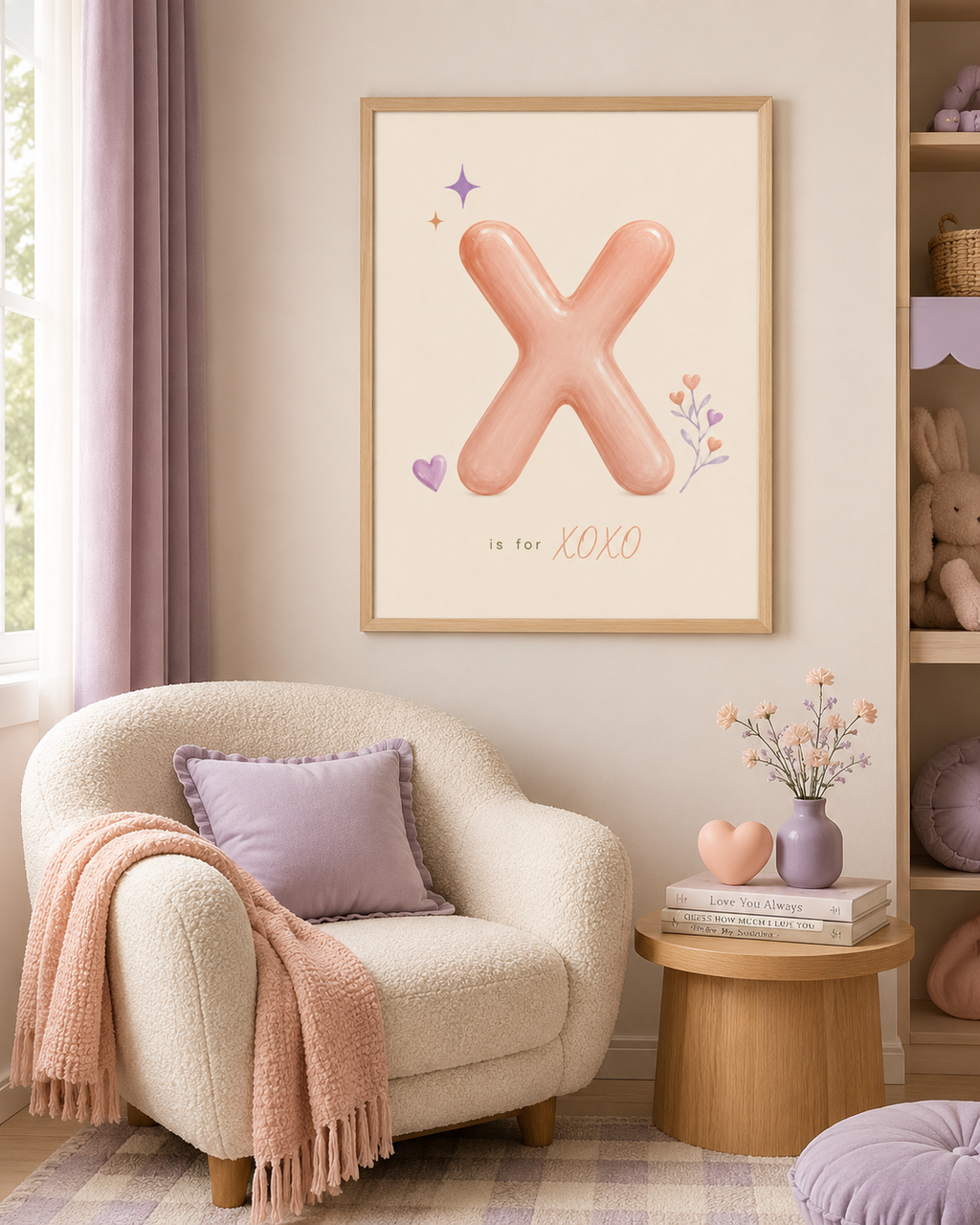 X is for XOXO Print